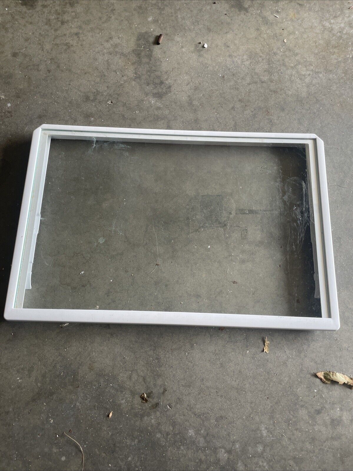 242218602 240350608 Crisper Glass Insert With Frame For Electrolux Refrigerator