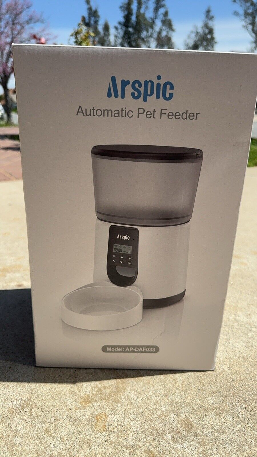 Upgraded Automatic Cat Feeder, KATALIC Clog-free 4L Cat Food Dispenser Sliding