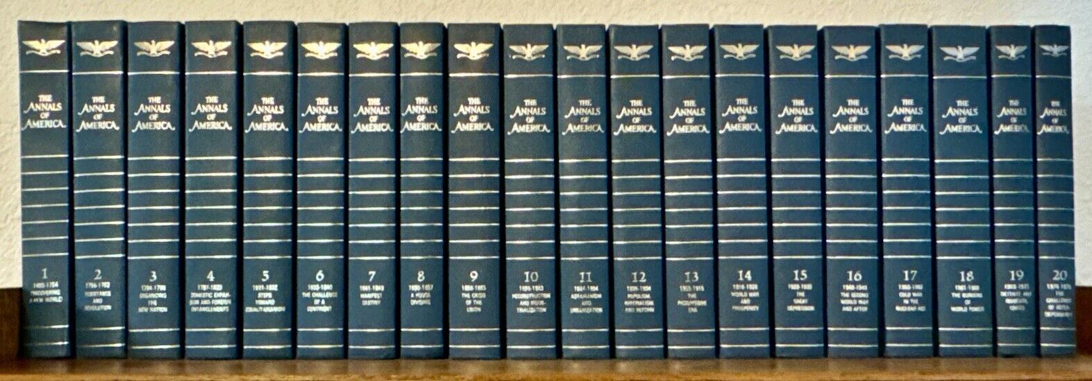 THE ANNALS OF AMERICA 1976 Encyclopedia Britannica 20 VOLUME COMPLETE SET