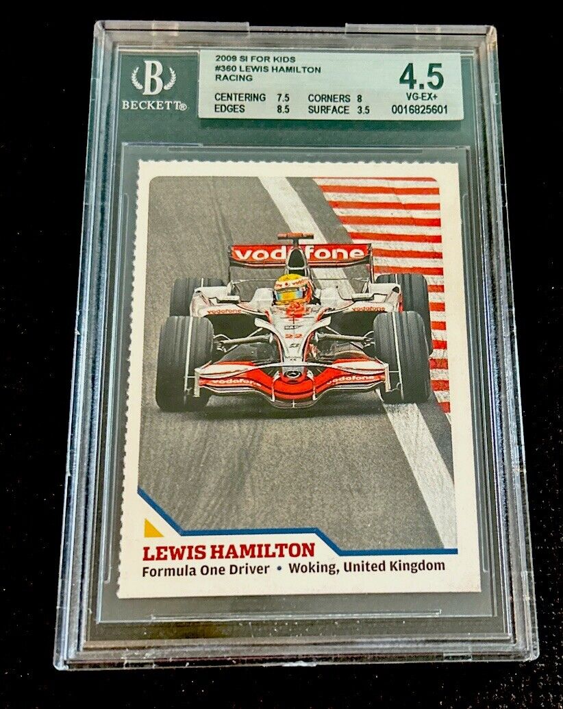 Lewis Hamilton ROOKIE 2009 SI For Kids 360 F1 Star Sports Illustrated BGS 4.5