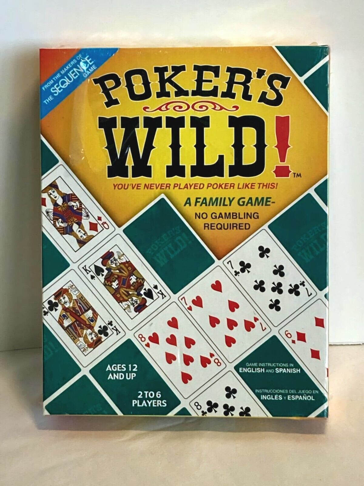 2005 Pokers Wild by Jax Ltd. Card Game Poker\'s Wild Poker Game Family - Sealed 