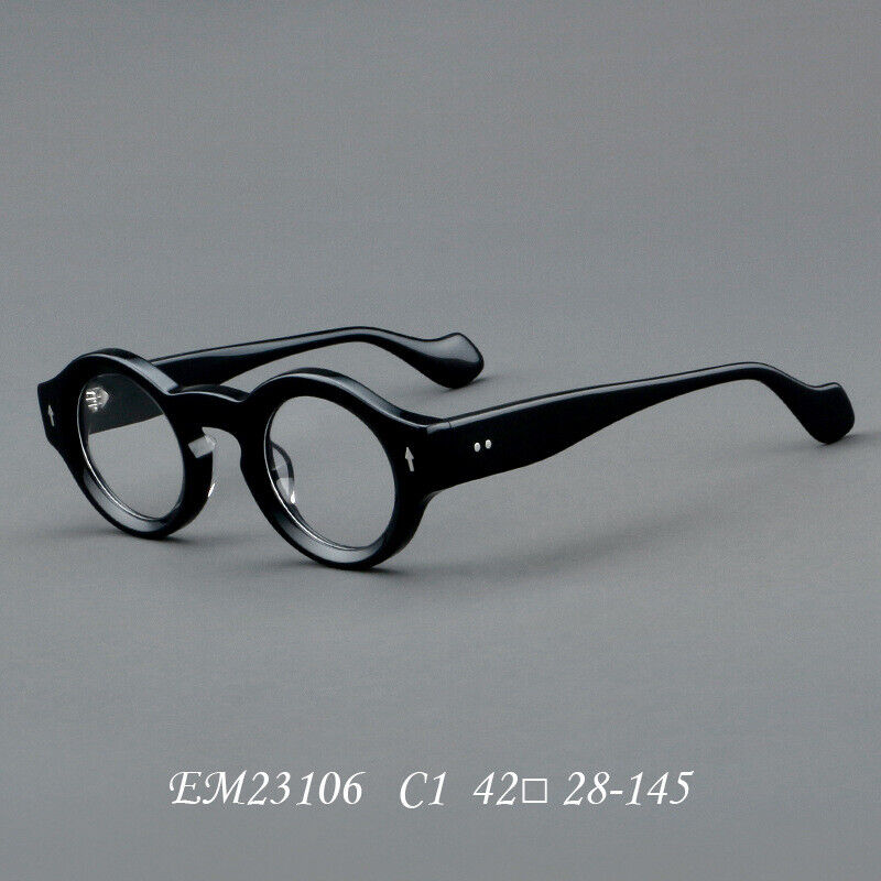 Vintage Round Acetate Eyeglass frames Full Rim Women Men Retro Glasses Unisex