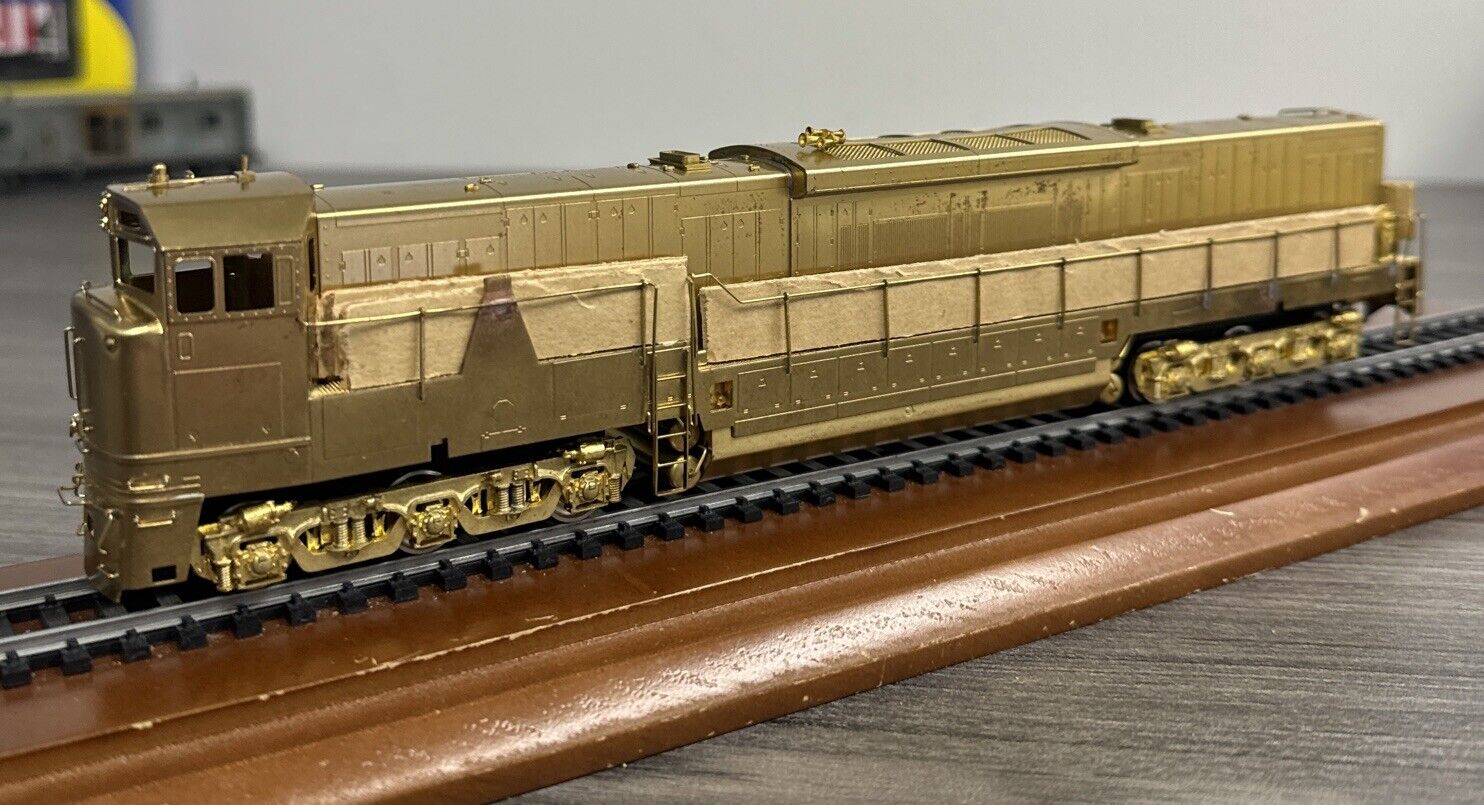 ALCO Models HO Brass #D-134R G.E. U-50-C Diesel Locomotive - Unpainted & MINT