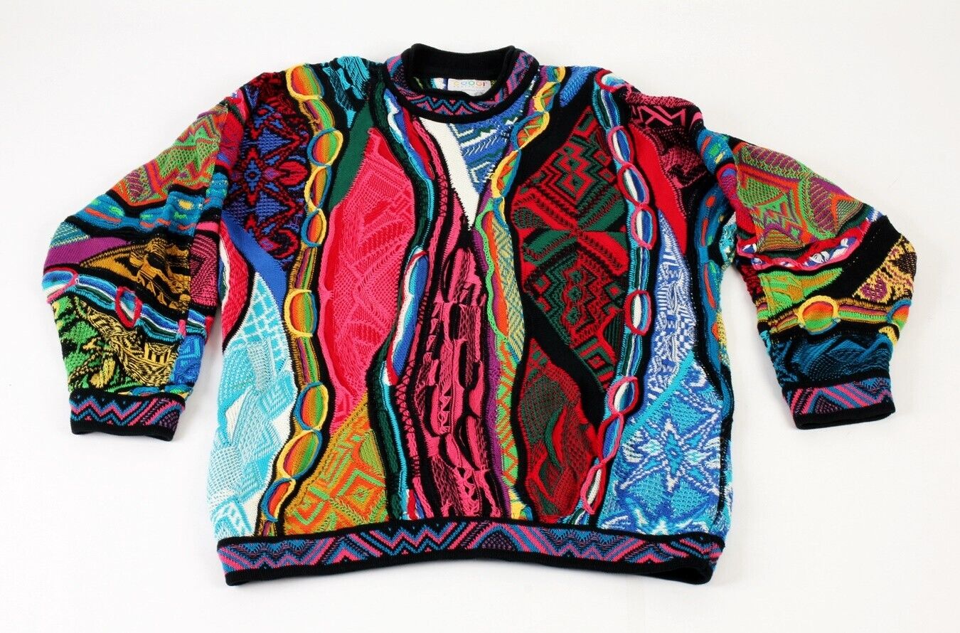 Extremely Colorful Vintage 90\'s COOGI Crewneck sweater - M