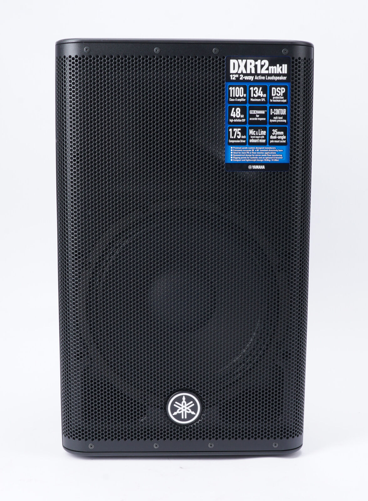 Yamaha DXR12mkII 12-Inch 1100W 2-Way Active Loudspeaker