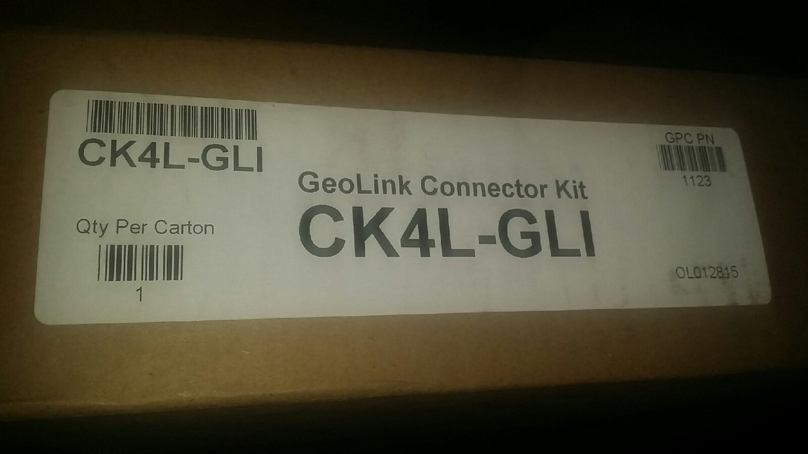 GeoLink Flow Center CK4L-GLI Connector Kit.