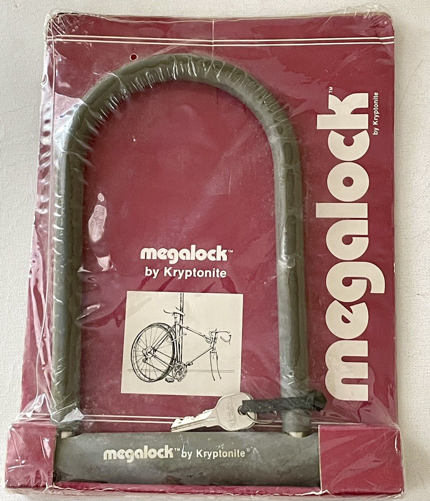 Megalock Kryptonite Bike Lock Vintage 1982 NOS