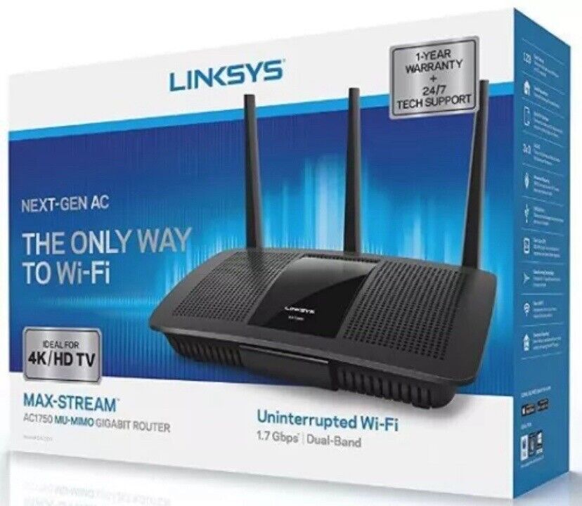 Linksys EA7300 AC1750 V2.0 Upgrade Hardware Gigabit WiFi Router Latest Firmware