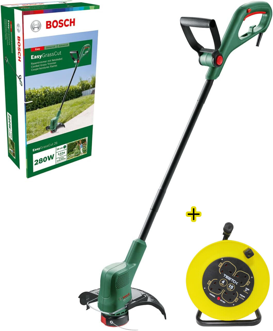 Grass Trimmer / Bosch New Electric Garden Strimmer / Semi-auto Feed System