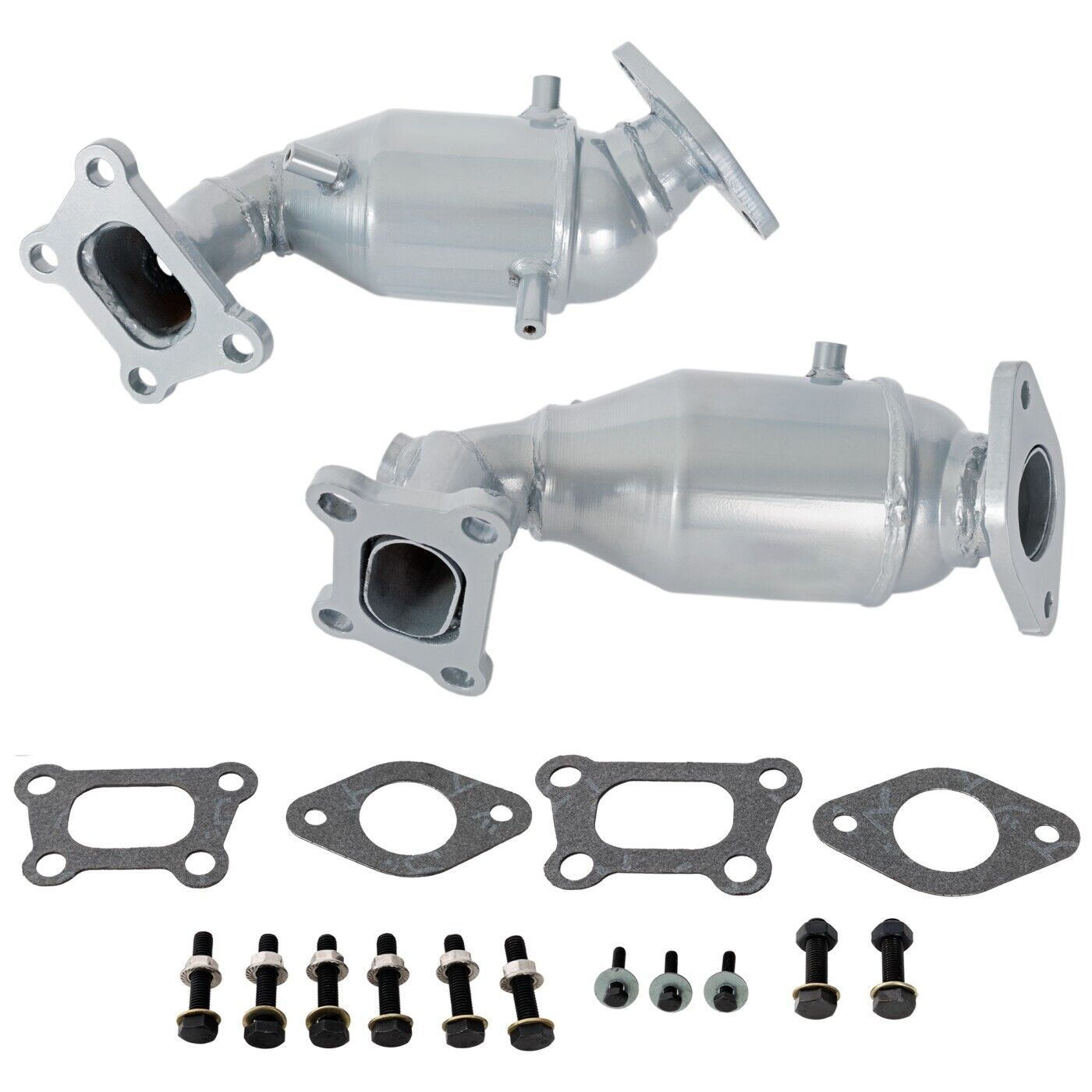 Pair Catalytic Converters Set of 2 Front Driver & Passenger Side for Chevy Buick