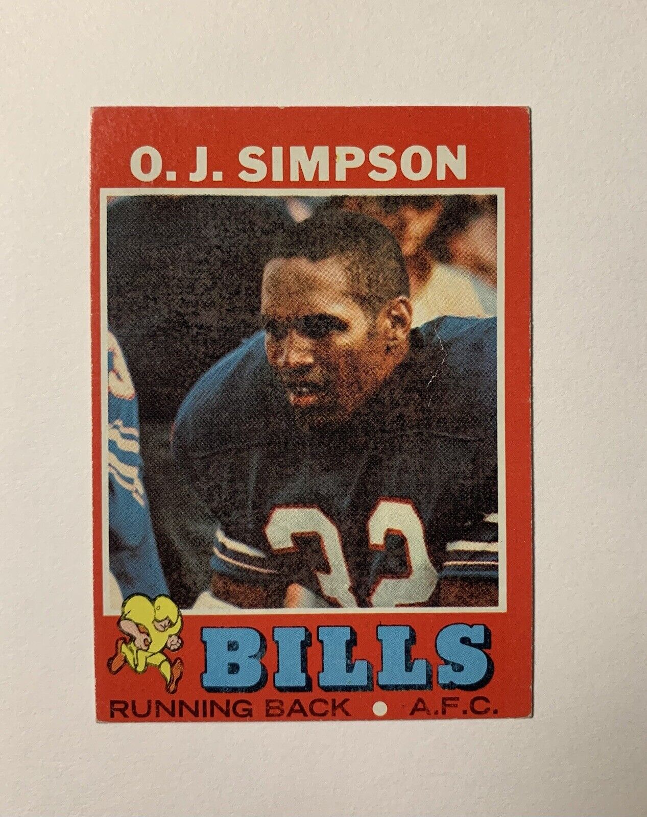 1971 TOPPS - O. J. SIMPSON #260 - BUFFALO BILLS  