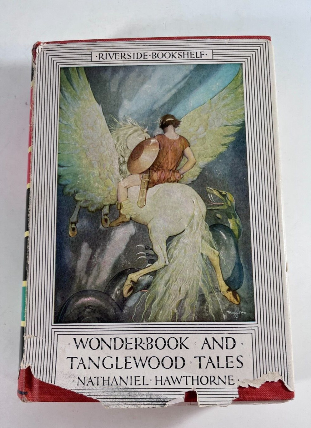 Wonderbook and Tanglewood Tales Nathaniel Hawthorne Riverside Bookshelf 1951