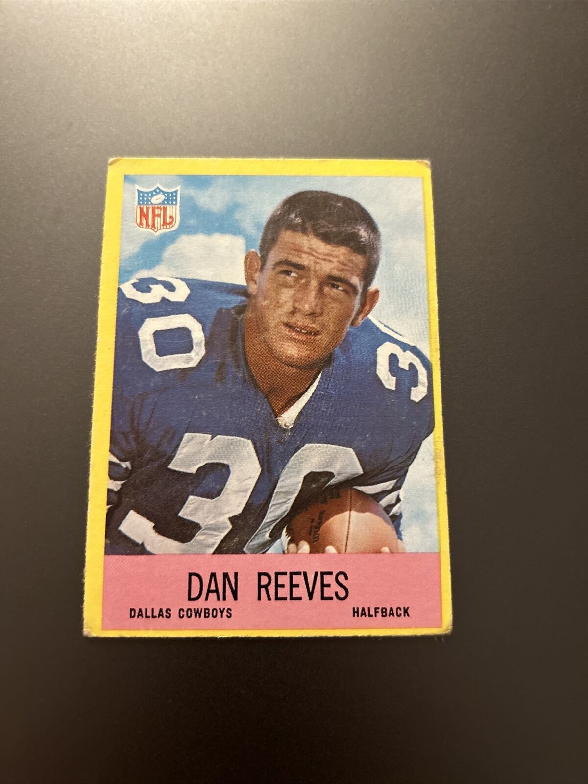 1967 Philadelphia - #58 Dan Reeves (RC) Football Card 5ZZ