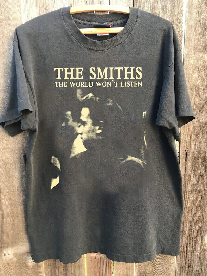 The Smiths tshirt, The Smiths The World Won't Listens graphic Shirt  AN30602