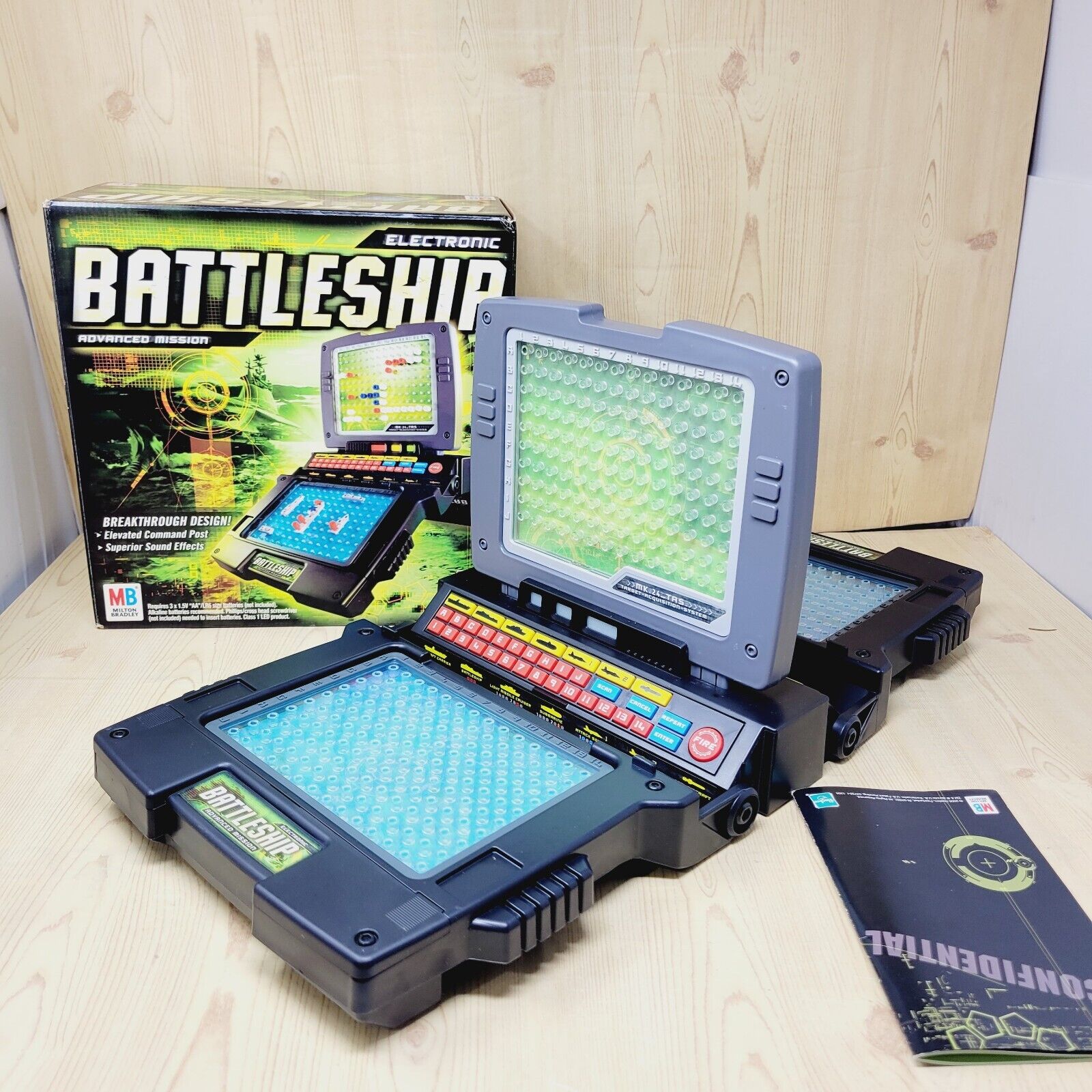 2005 Electronic Battleship Advanced Mission Game Milton Bradley Tested & Working