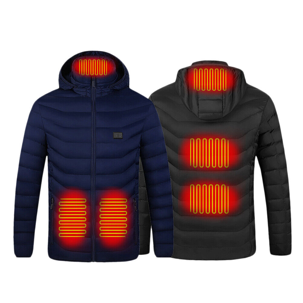 Men Women Heated Vest Warm Winter Electric USB Heating Jacket Coat Thermal Warm