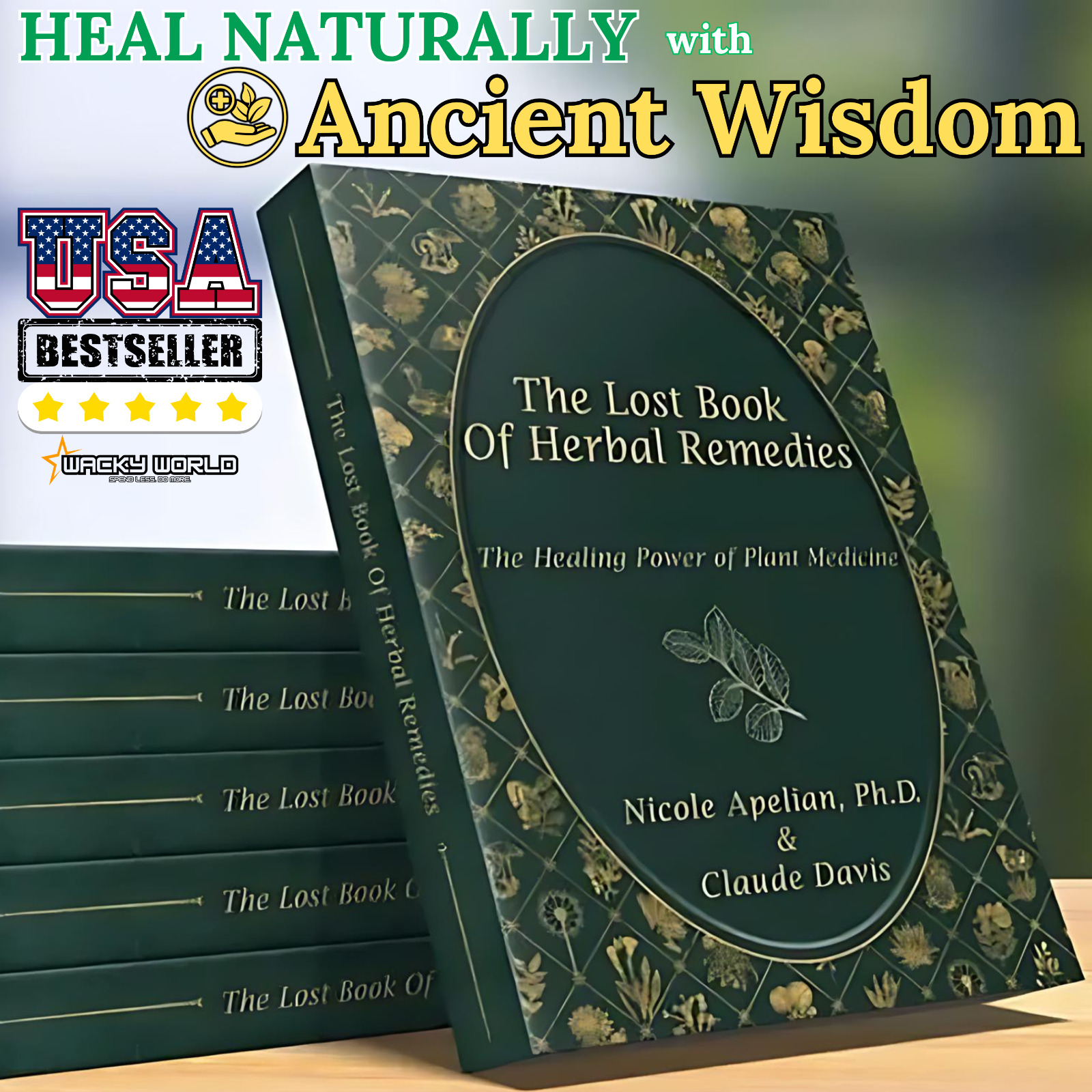 The Lost Book Of Herbal Remedies Paperback Claude Davis Nicole Apelian Plant