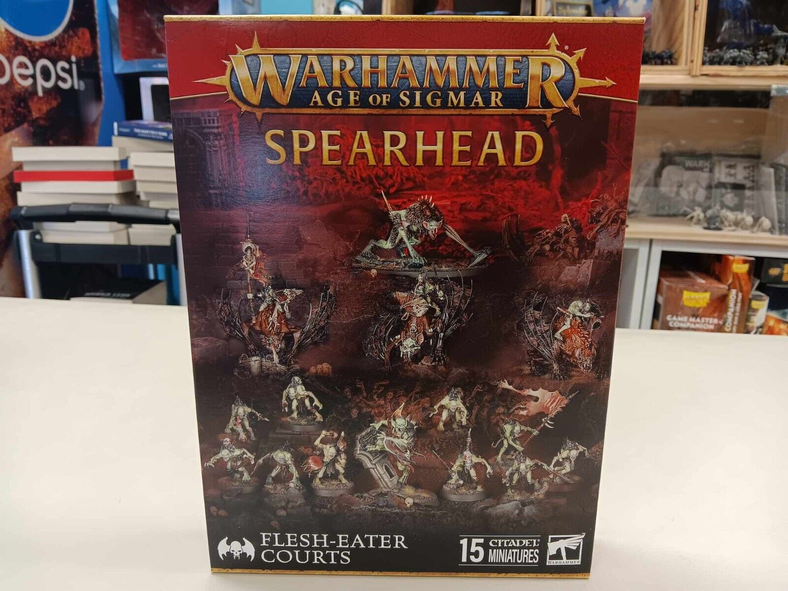 Warhammer 40K Age Of Sigmar Spearhead Flesh-Eater Courts Mini Figures