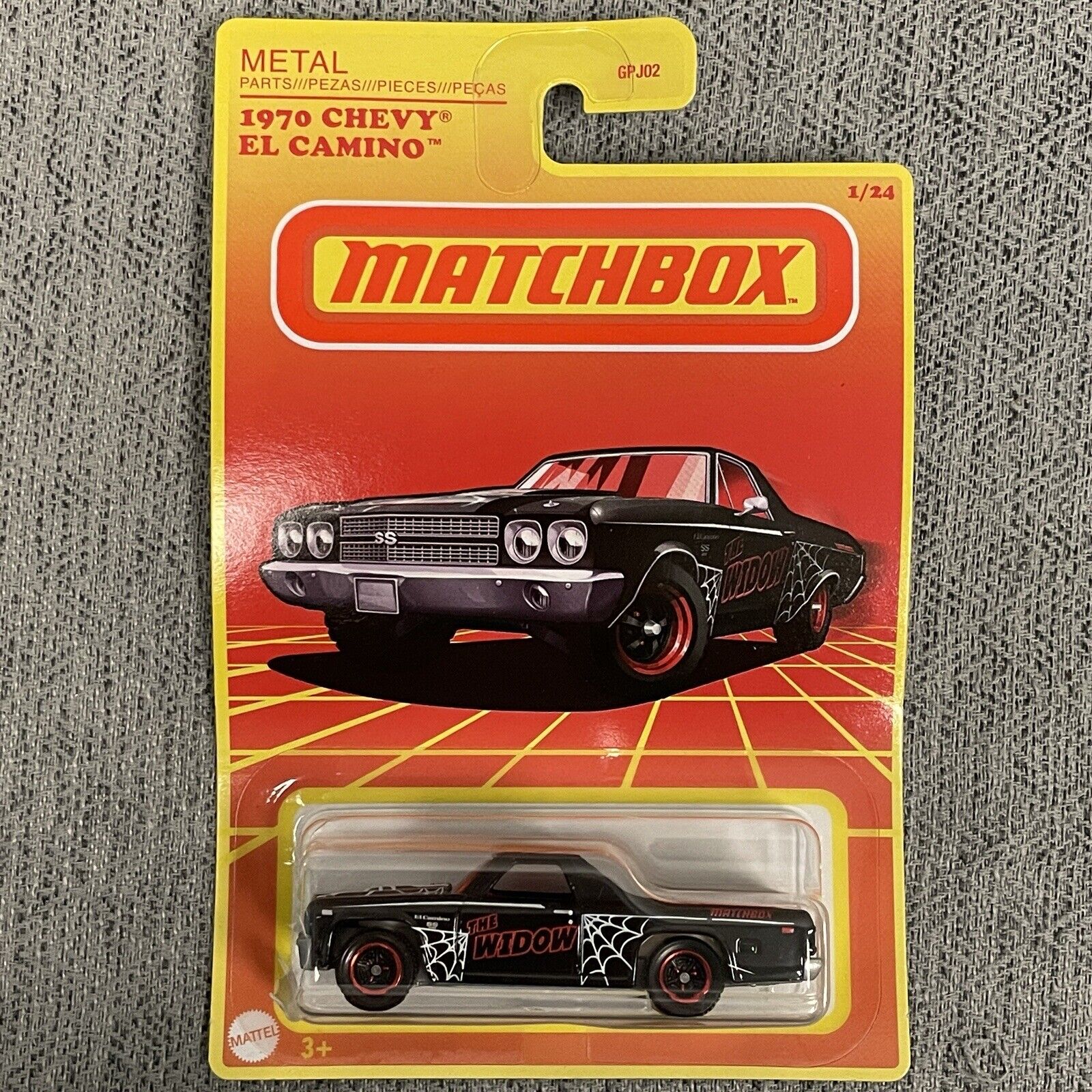2022 Matchbox METAL Retro Target Exclusive 1970 Chevy El Camino Car 1/64 Toy NEW