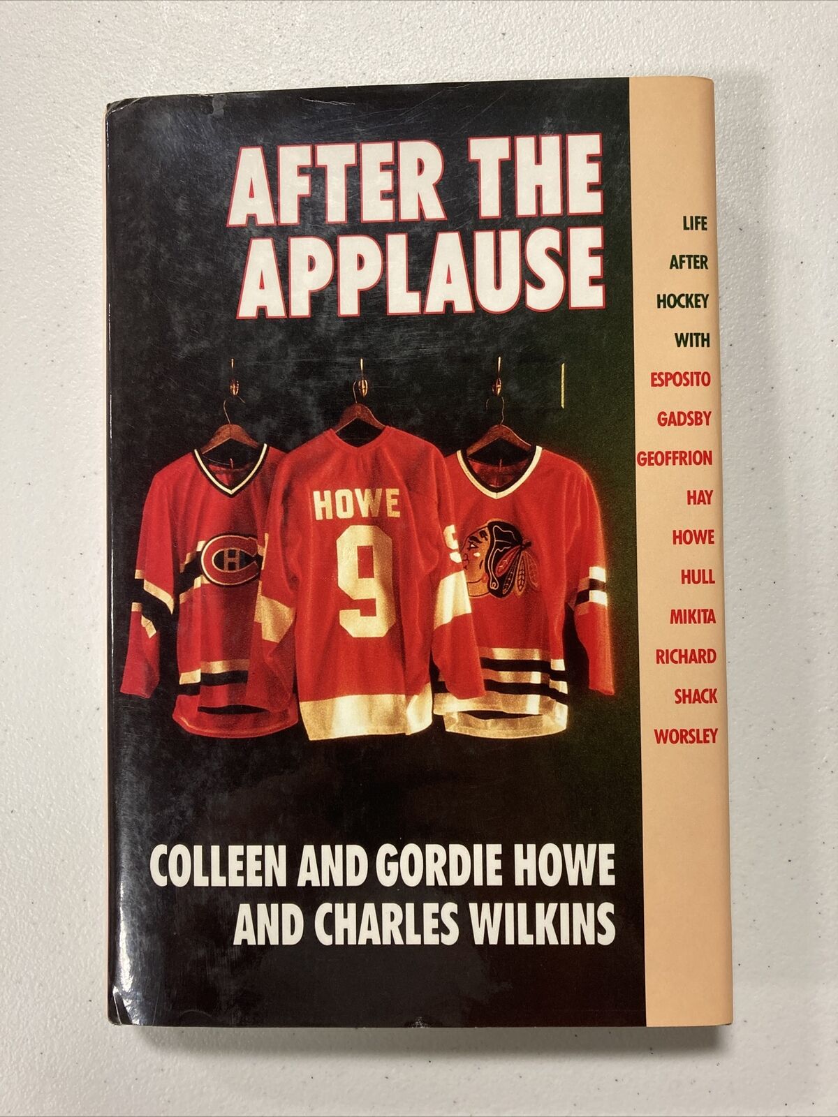 After the Applause by Gordie Howe (HCDJ, 1989) Signed by Gordie Howe