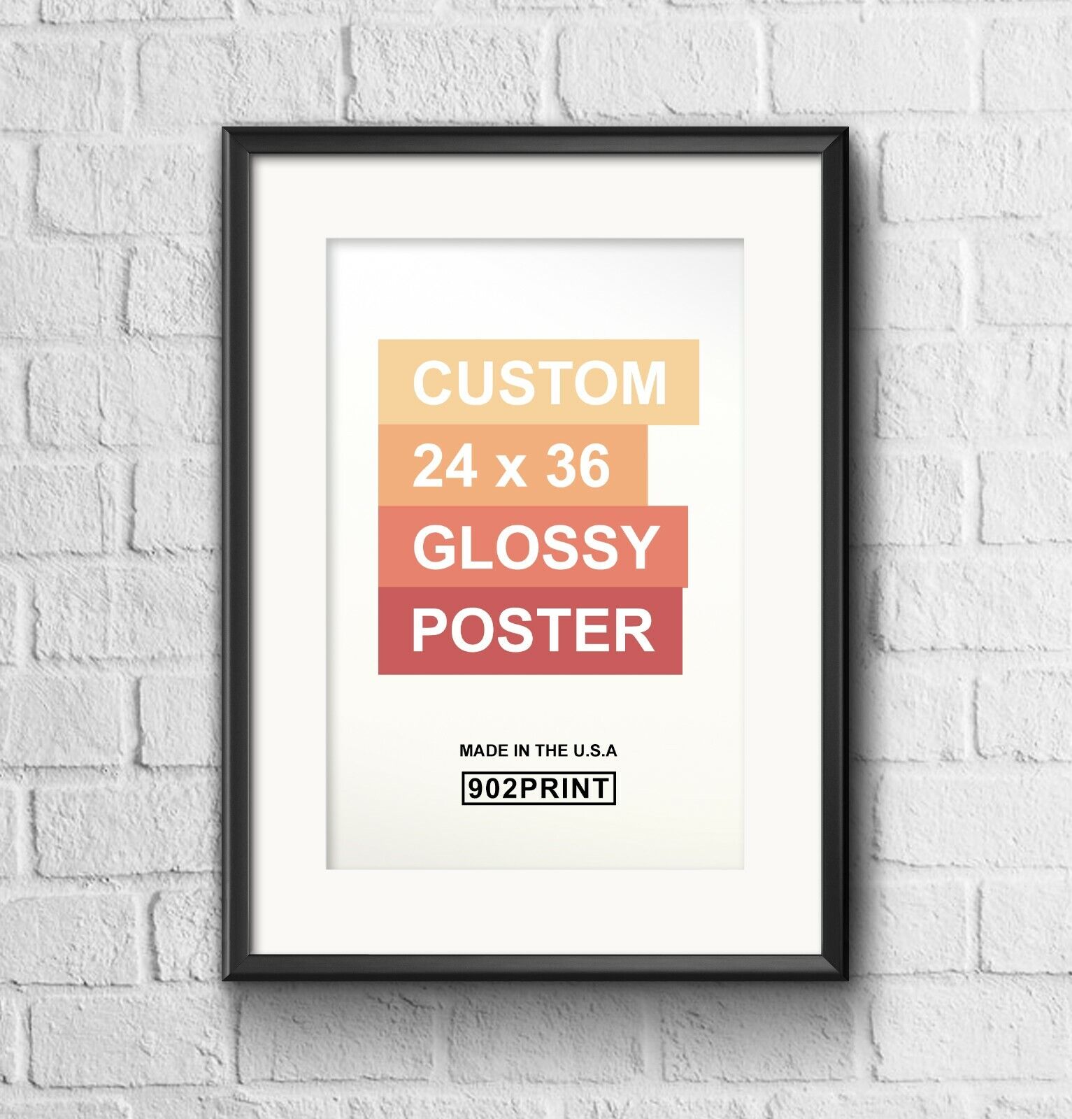 Custom Printed Poster 24”x36\