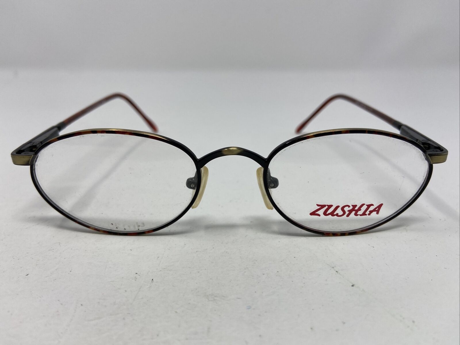 ZUSHIA EILEEN A. GOLD/DEMI AMBER 51-18-135 Metal Full Rim Eyeglasses Frame /088