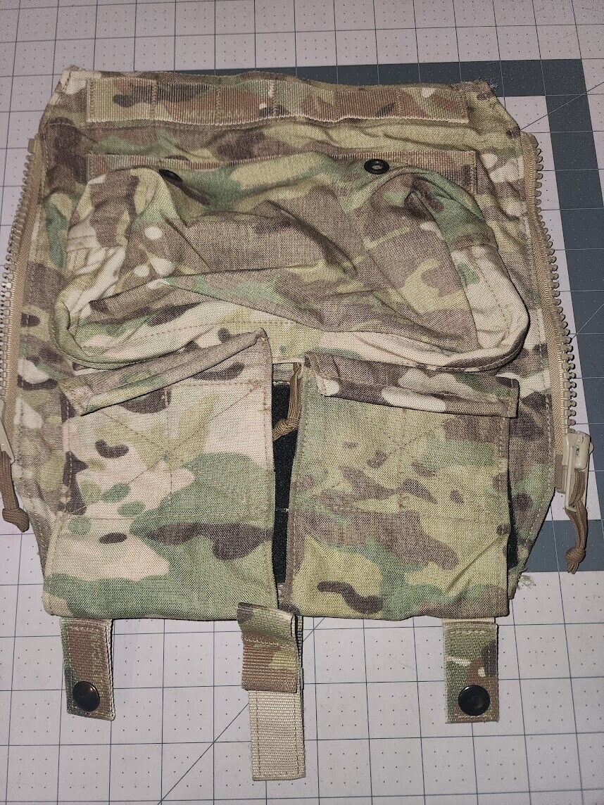 Crye Precision Zip-On Back Panel - Multicam -LRG- BLCZP1 - Large - New Other