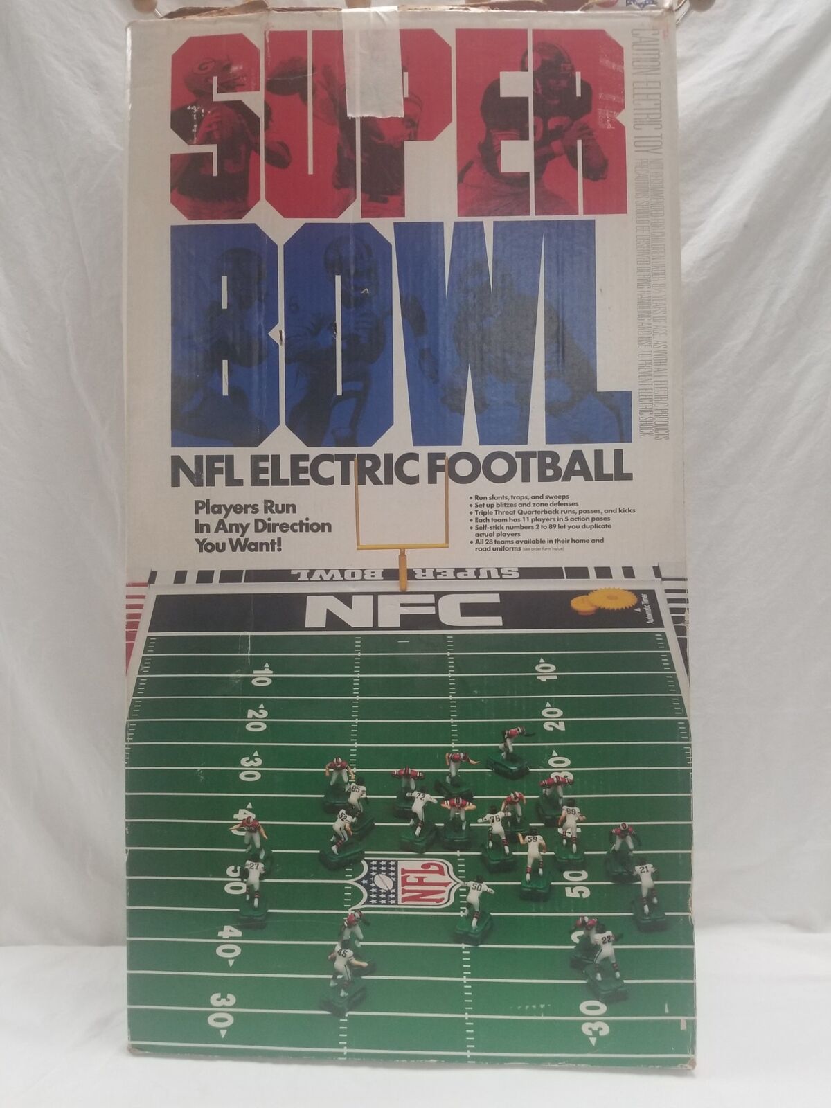 Vintage Tudor Electric Football #600 SEARS/Players & Box Works Complete