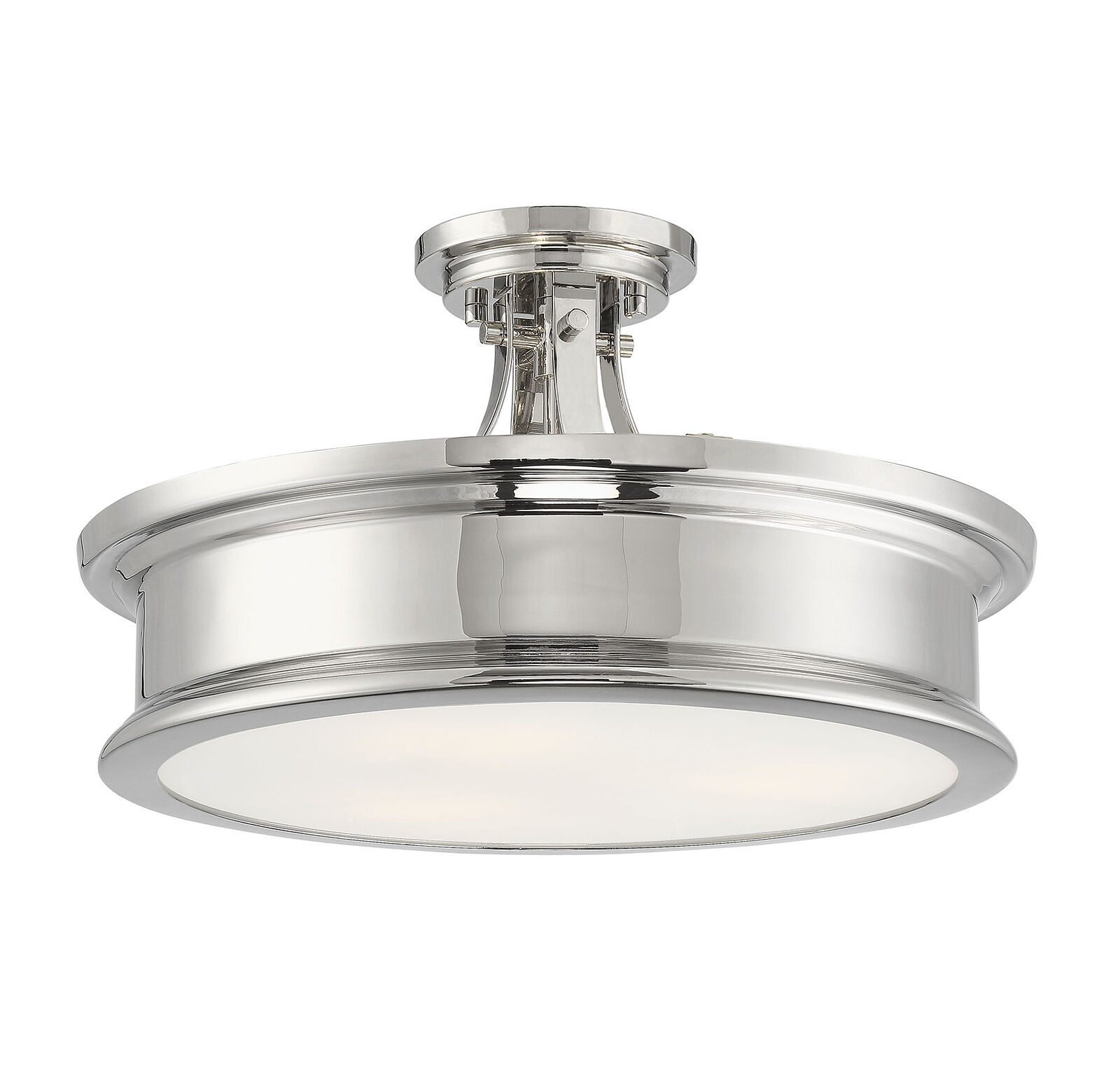 Watkins 3 Light Ceiling Light in Polished Nickel by Savoy House - 6-134-3-109