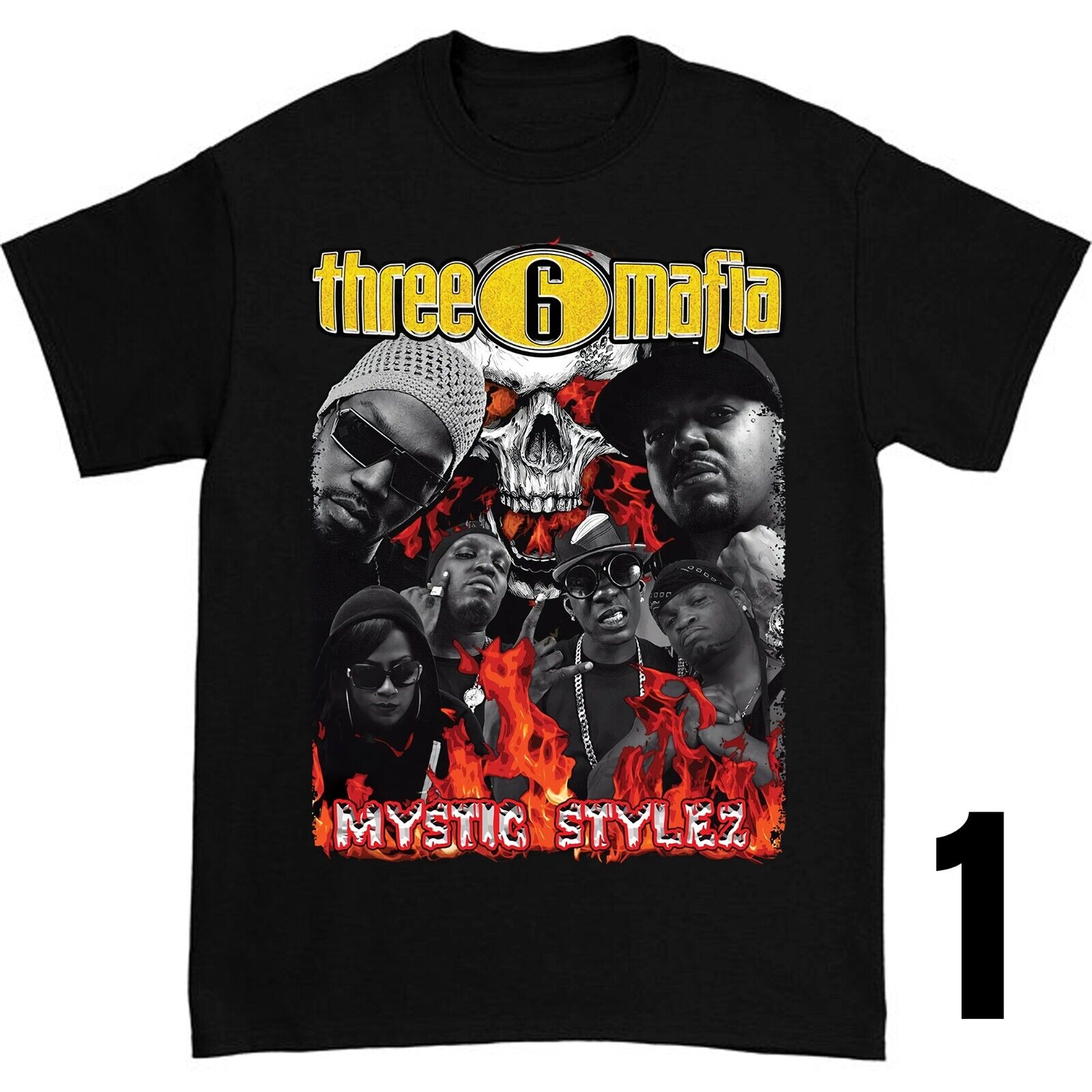 Hot Three 6 Mafia Cotton Unisex All-Size Shirt Best Value