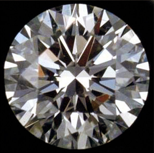 3.5 ct Extremely Brilliant w/100 Facets Top Vintage  CZ Moissanite Simulant 9.75