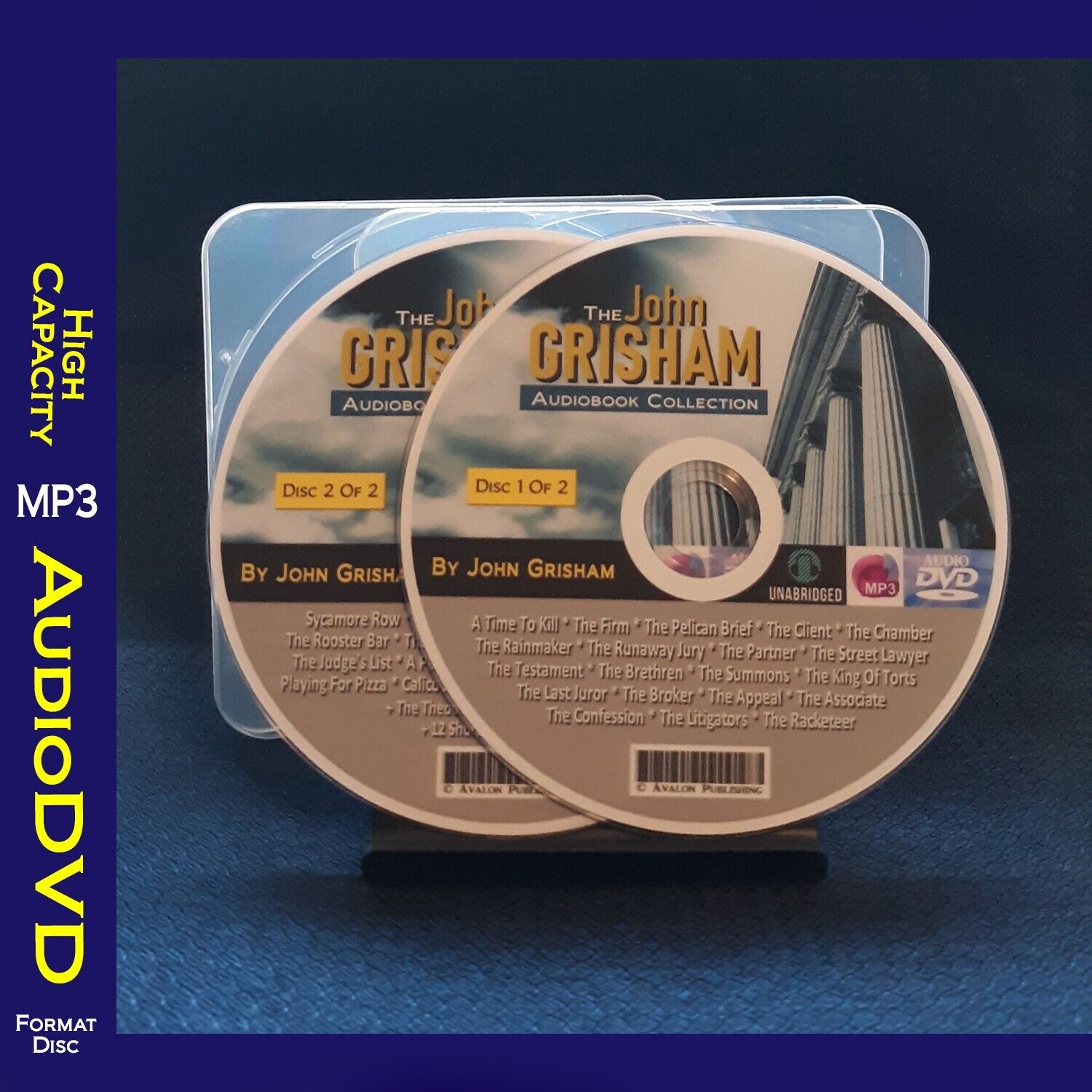 The JOHN GRISHAM Legal Thrillers & More - 56 MP3 Audiobook Collection