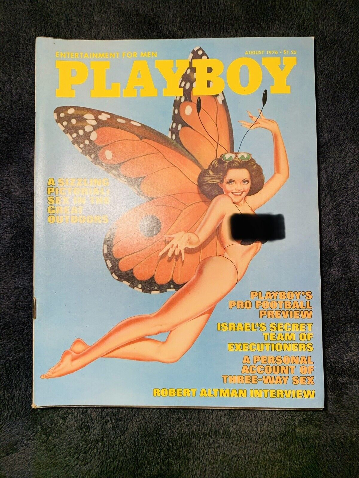 Vintage Playboy Magazine August 1976 Complete W Centerfold