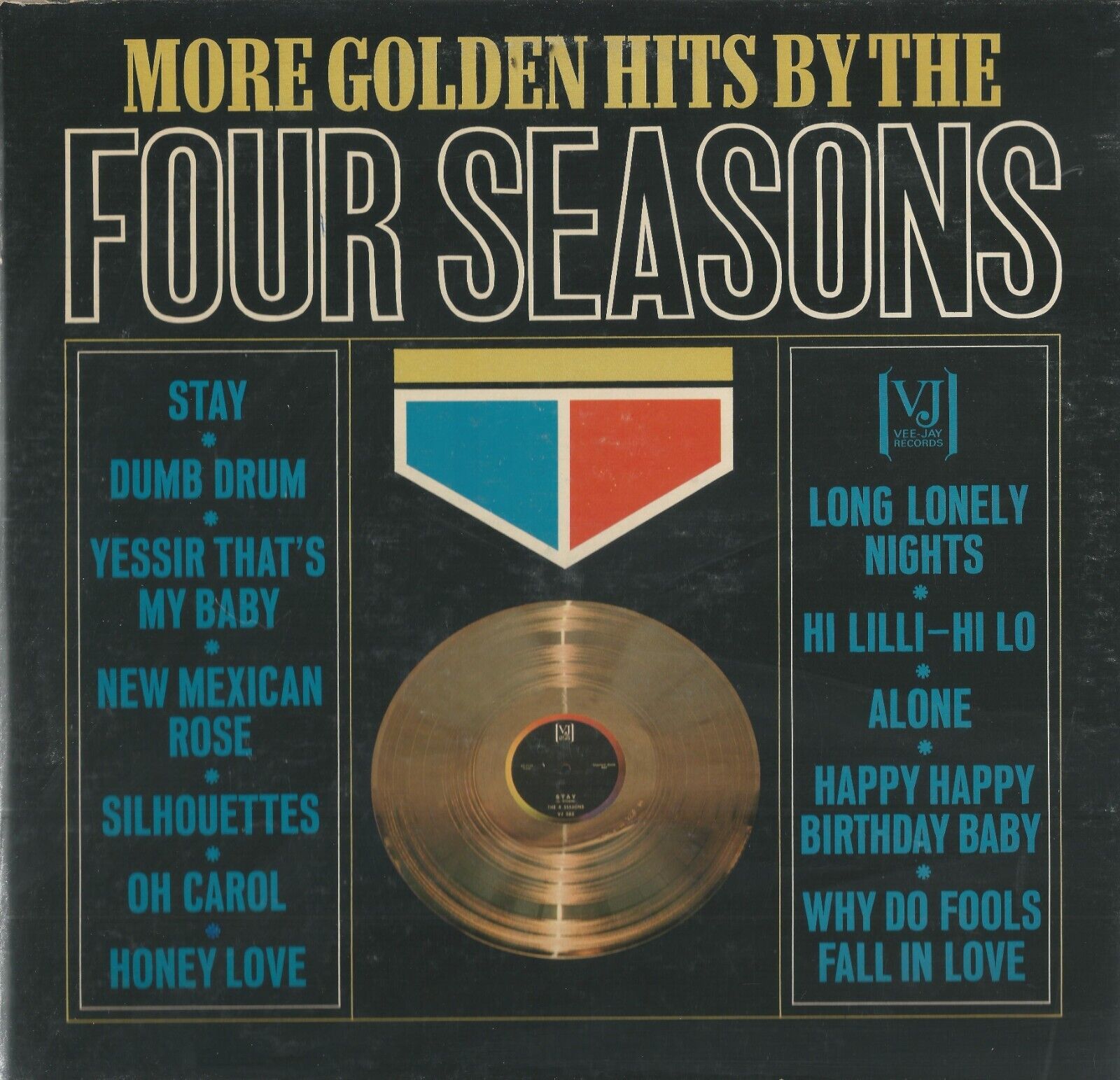 The Four Seasons, More Golden Hits, Vee-Jay Records LP VJLP-1088, 1964