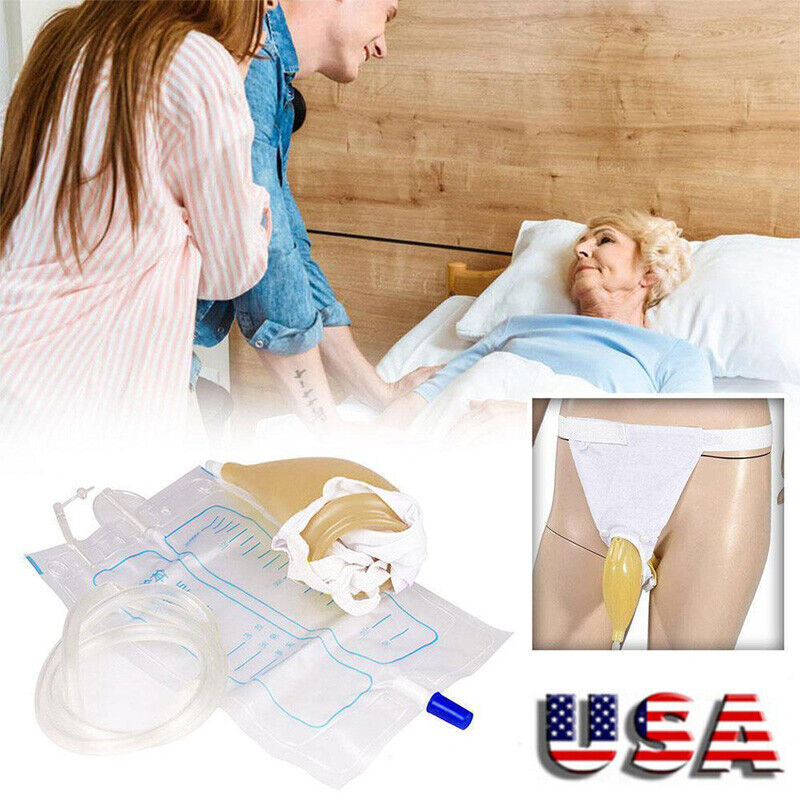 Breathable Urine Bag Collector Catheter Female Wearable Urinal Womens - USA SHIP