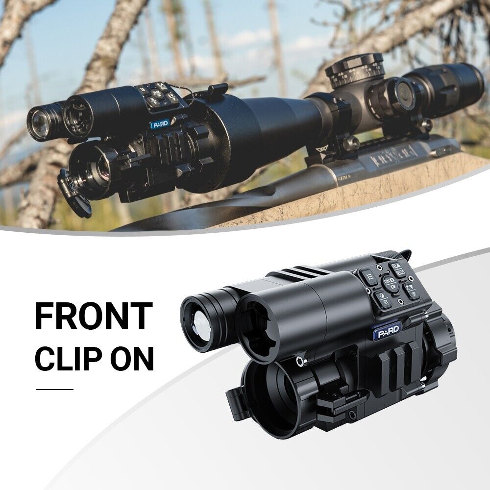 FD1-850/F Clip-on Night Vision Scope 3-in-1 Monocular Hunting Camera Rangefinder