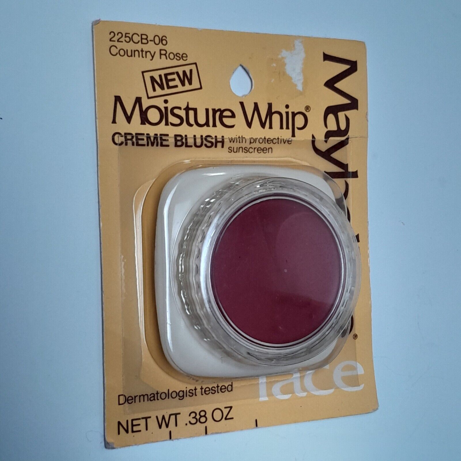 Rare 1980 Maybelline Moisture Whip 225CB-06 Country Rose With Sunscreen New
