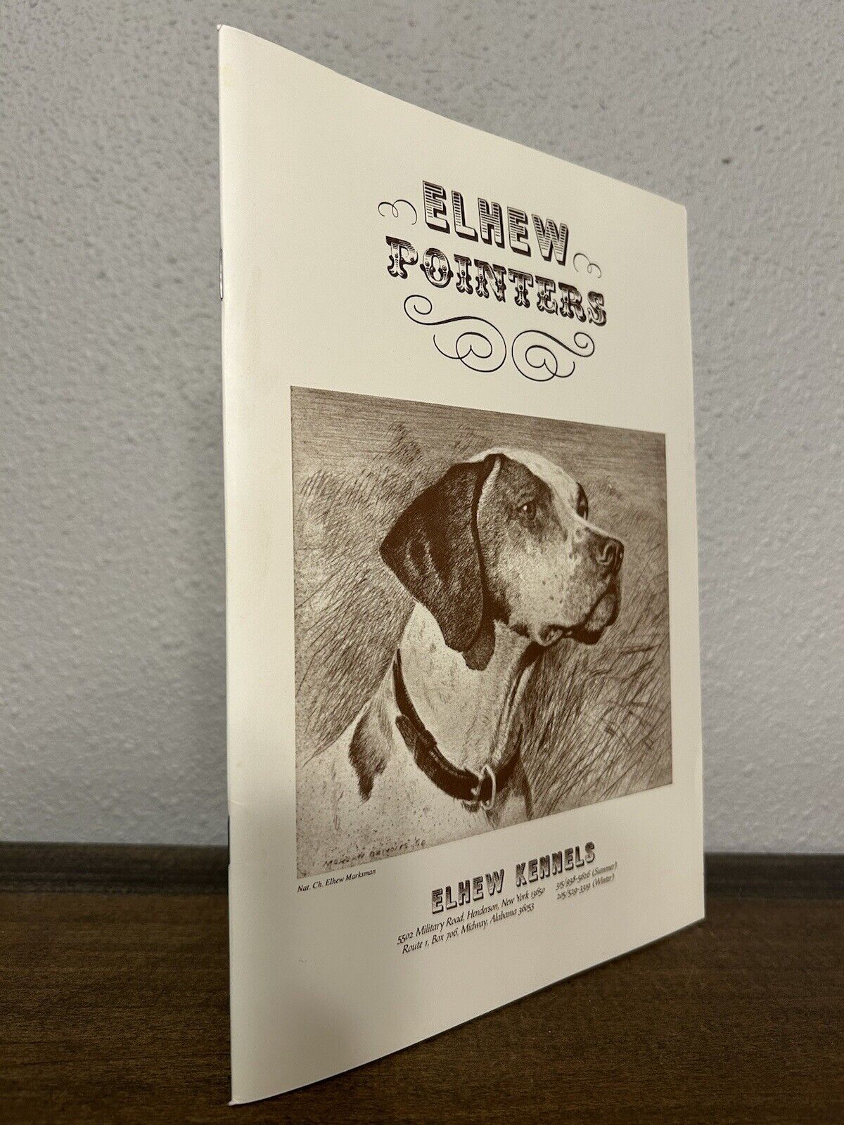 Elhew Pointers - Elhew Kennels - 1960 Paperback - Hunting Dogs