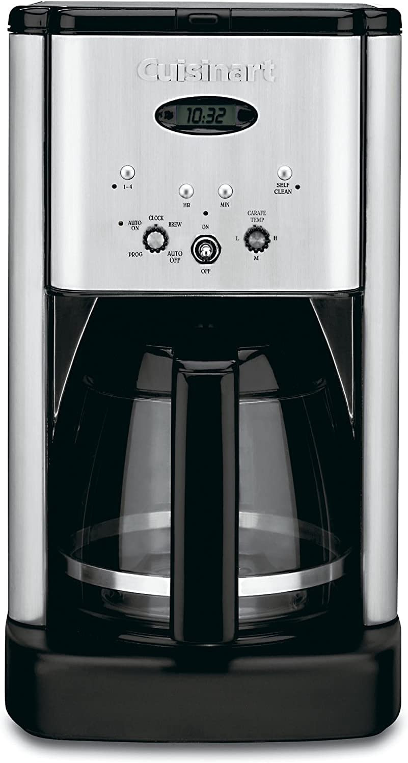 Cuisinart DCC-1200P1 Brew Central 12-Cup Programmable Coffeemaker Coffee Maker, 