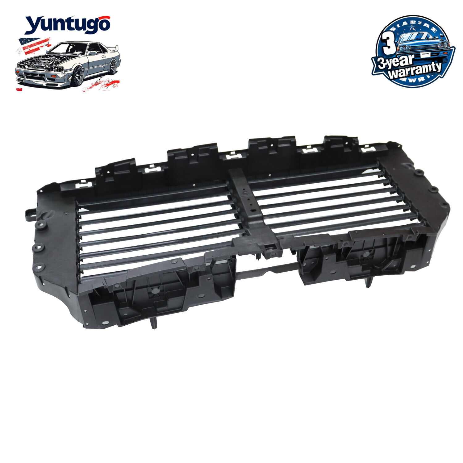 Fit For Ford F150 2021-2022 Upper Radiator Grille Air Shutter Control Assembly