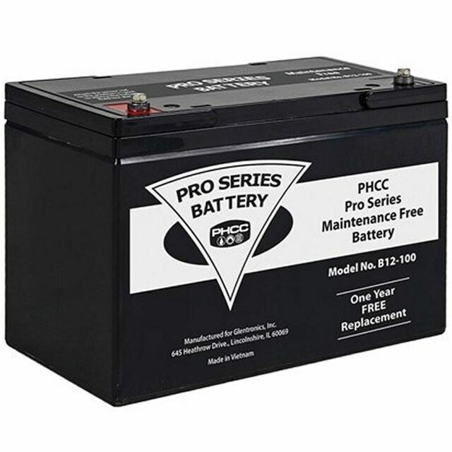 Pro Series 12-Volt 100-Amp Hour Maintenance Free AGM Standby Battery