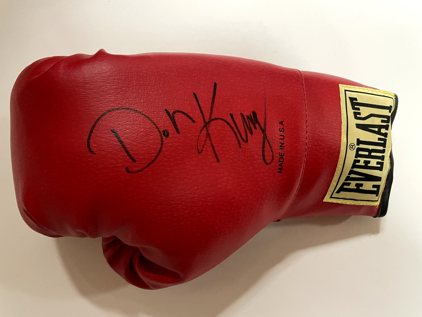 Don King Boxing Promoter Signed Red Everlast Boxing Glove