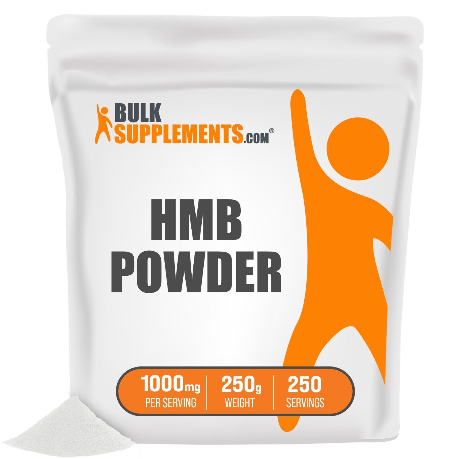 BulkSupplements HMB Powder 250g - 1g Per Serving