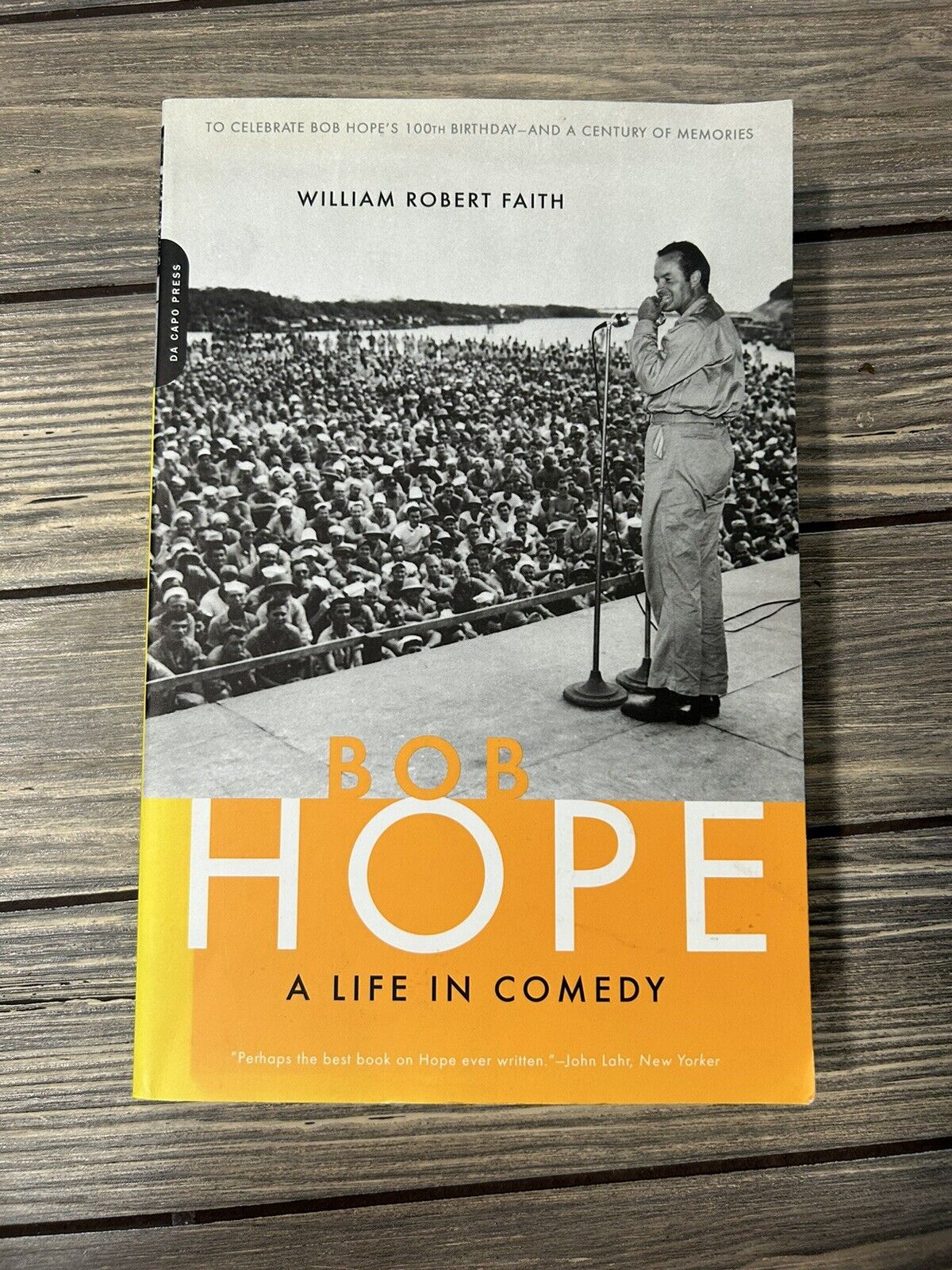 Vtg 2003 Bob Hope A Life In Comedy Paperback Book William Robert Faith Signed