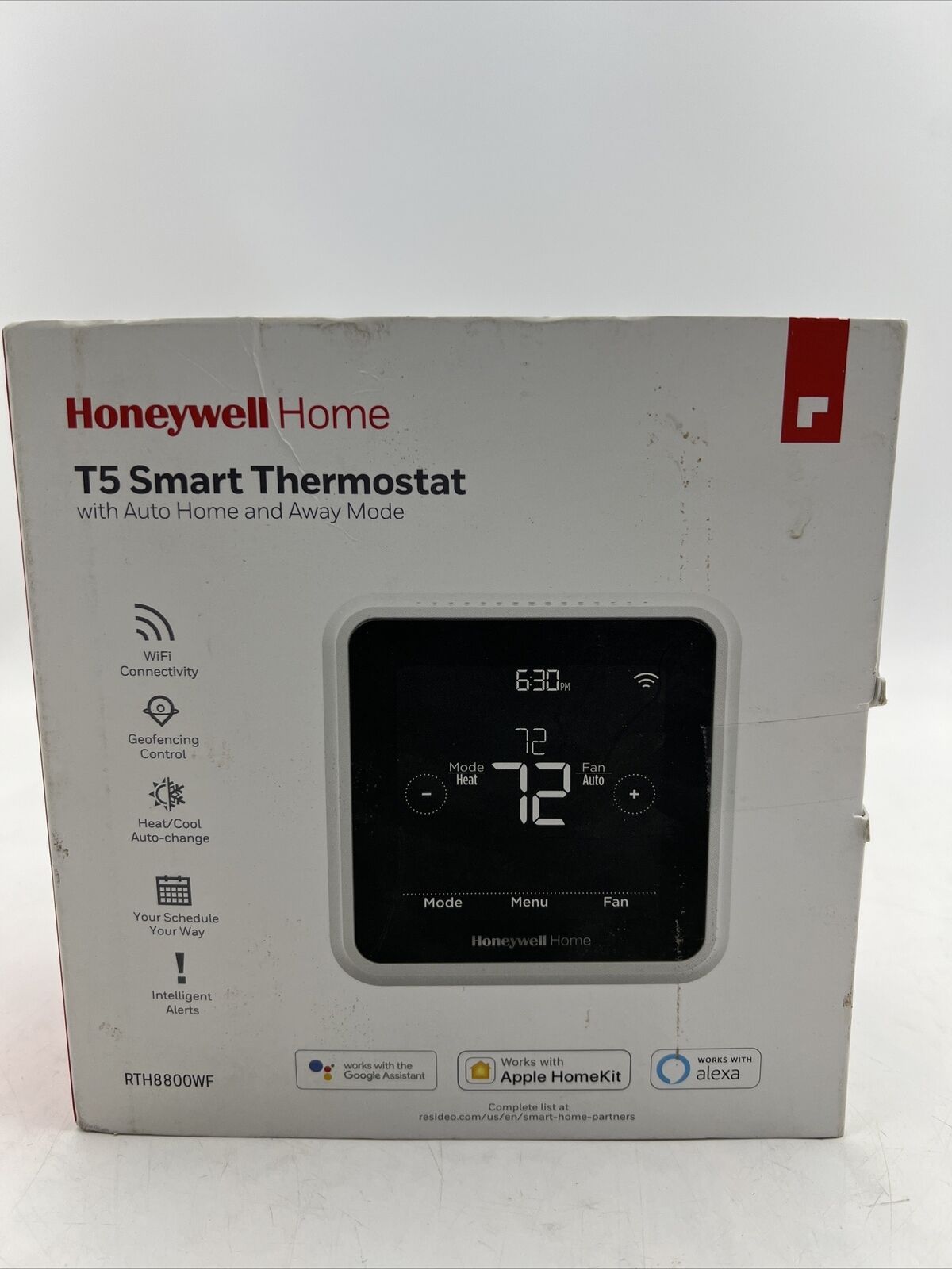 Honeywell Home T5 Wi-Fi Smart Thermostat RTH8800WF (OB1)