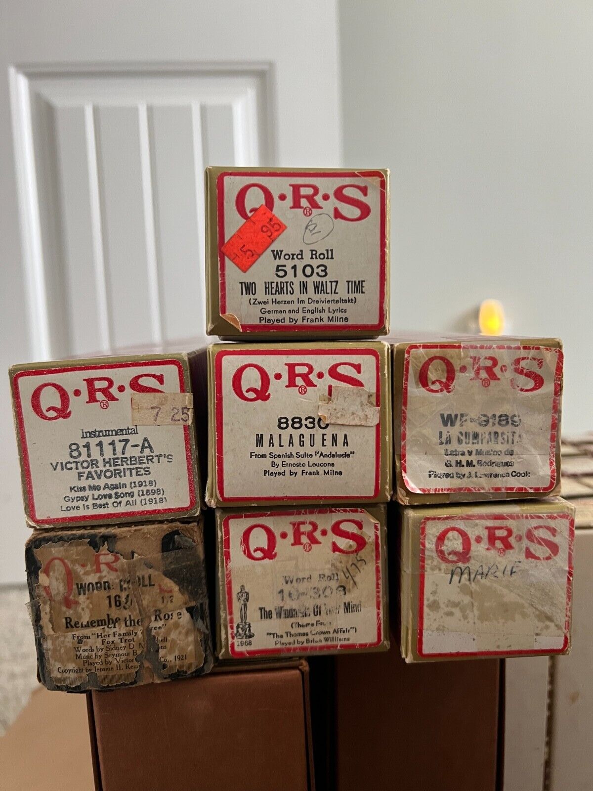 QRS Player Piano Rolls