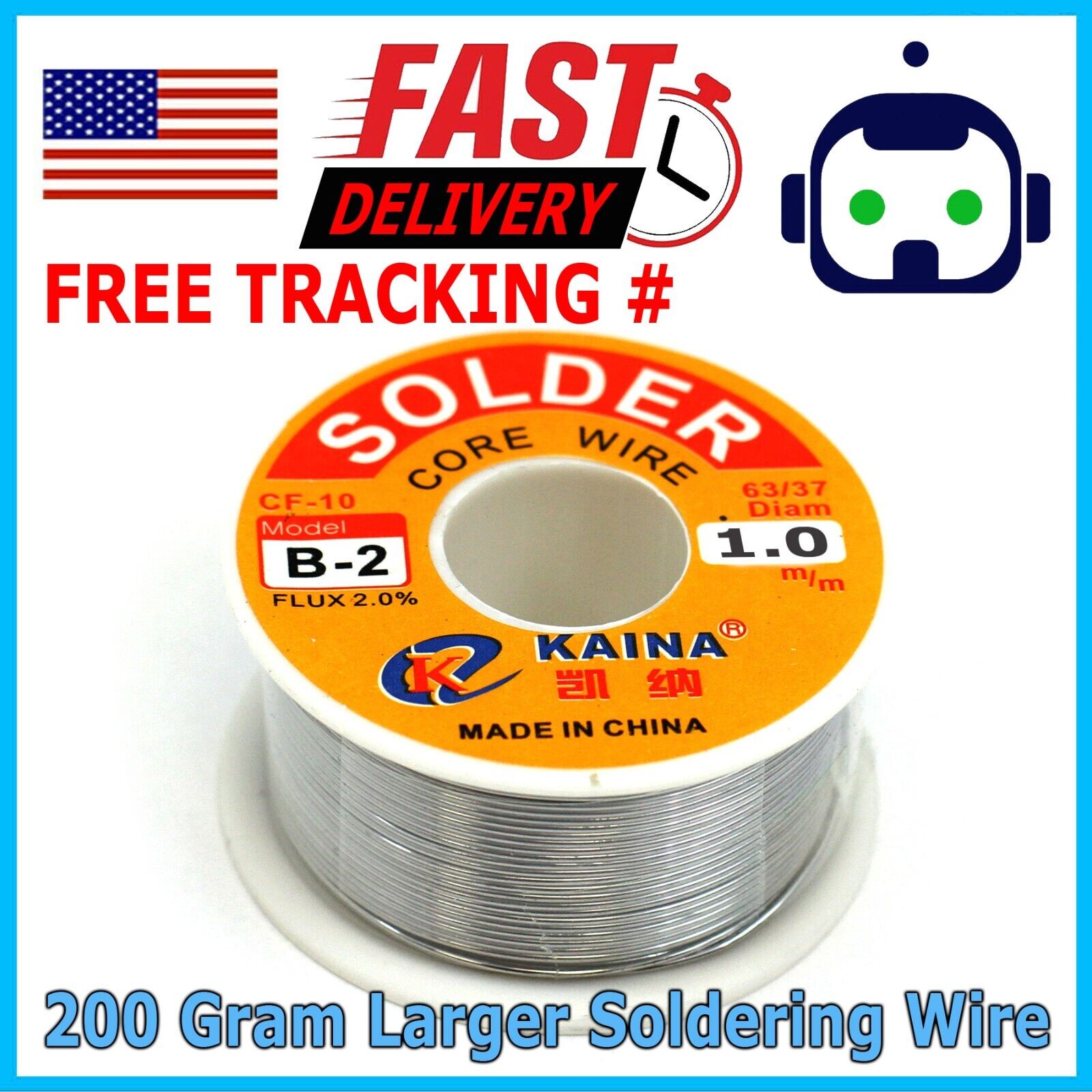 200g 63 37 Tin Rosin Core Solder Wire Electrical Soldering Sn60 Flux 0.6mm