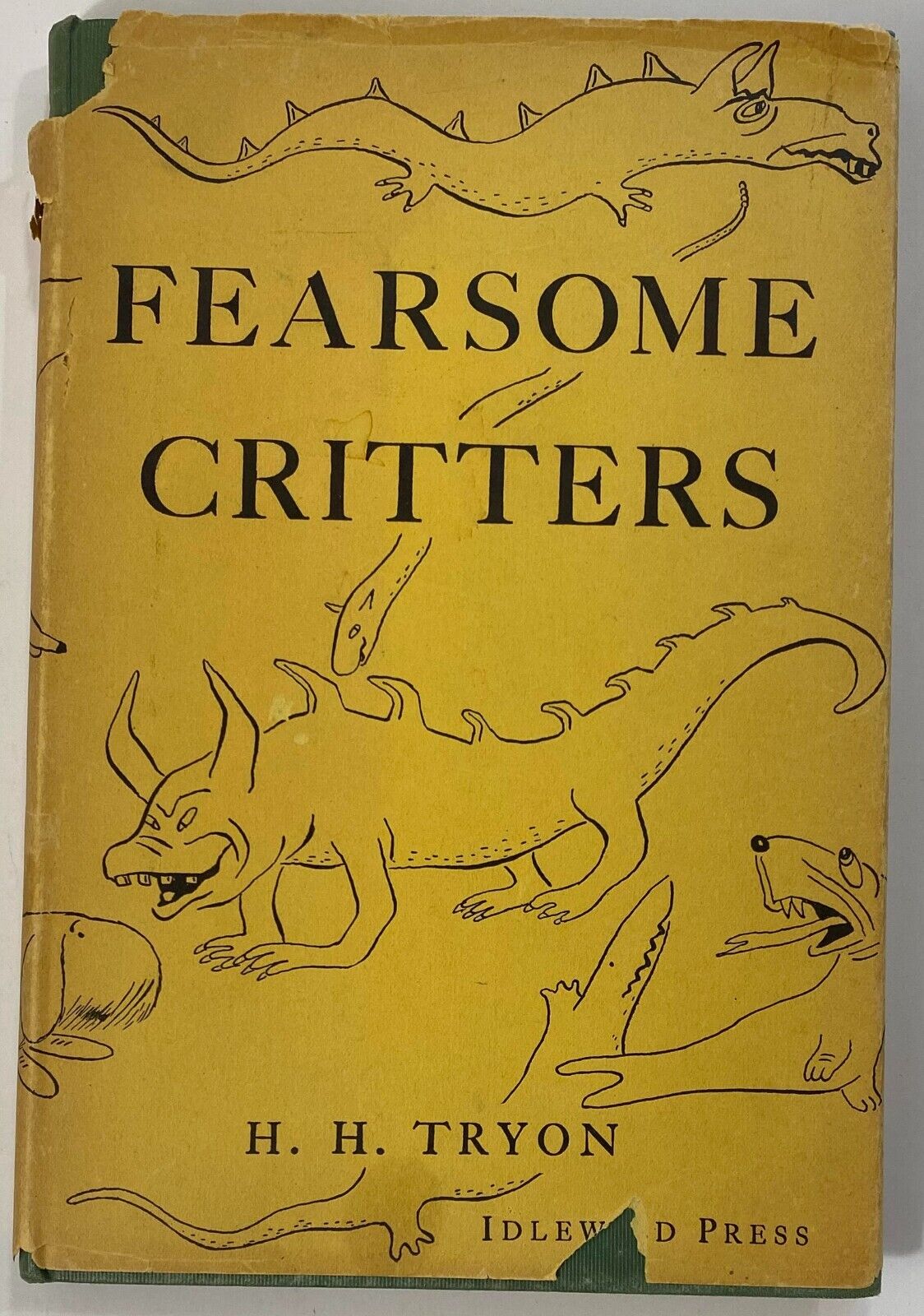 Vintage Fearsome Critters By Henry H. Tryon 1939 hardcover