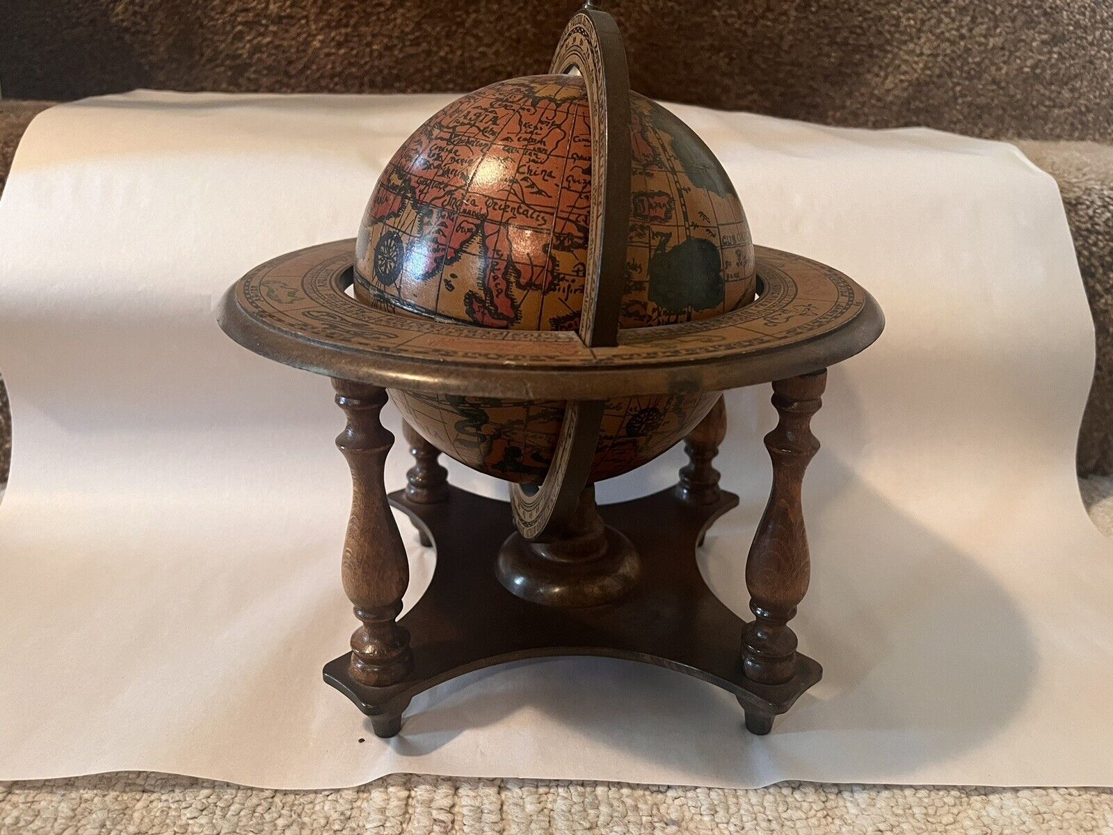 Vintage Italian Globe