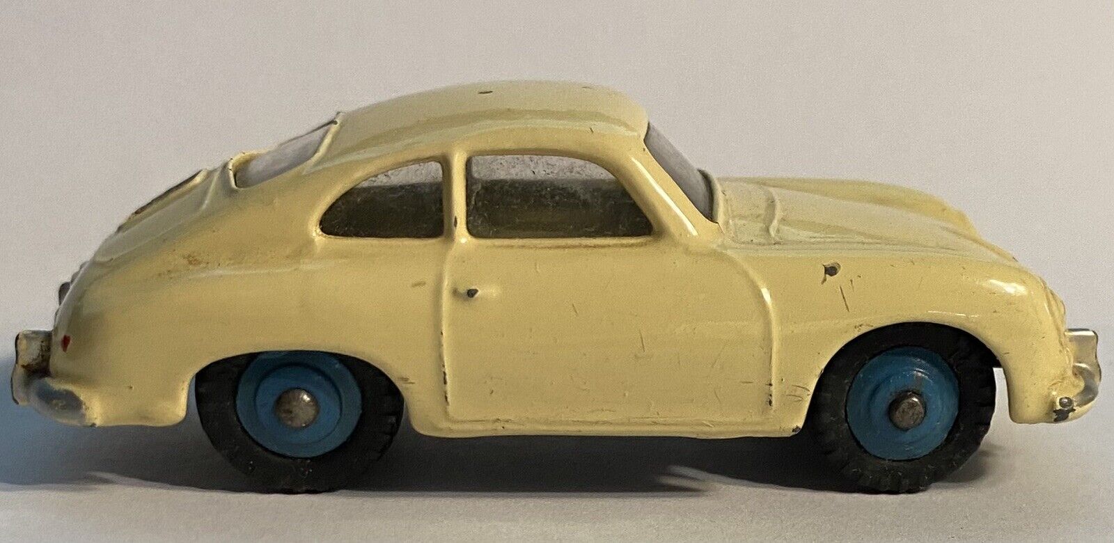 DINKY 182 OFF WHITE PORSCHE 356A TOY CAR 1:43 MADE IN ENGLAND VG+++ (8.5)